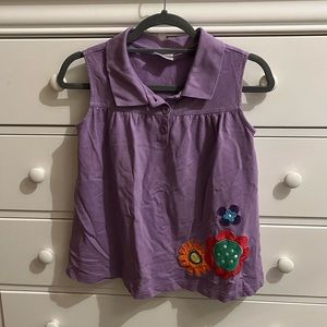 Hanna Andersson Floral Tank Top, 100% Cotton Size 14
